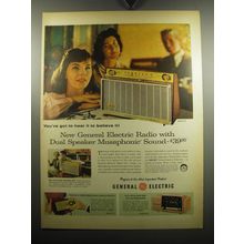1957 General Electric Electric Radios Advertisement - Model T115, P715, C416
