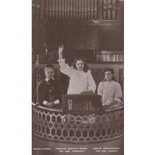 Frances Bradley Storr Doncaster Girl Preacher Singer Nun RPC Old Postcard