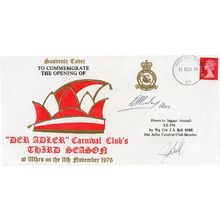 Der Adler Carnival Opening Jaguar Club 1976 Hand Signed FDC