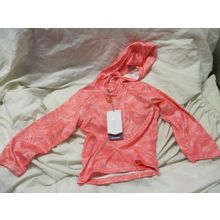 World Wide Sportsman Hooded Girls T-Shirt Coral Palm T Surfcast/CRLPM/2T