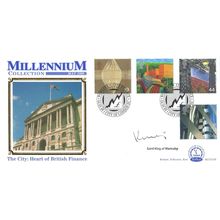 Lord King Of Wartnaby London City Finance Benham Hand Signed FDC