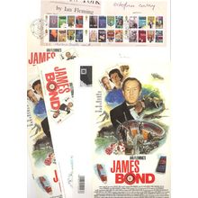 James Bond 2008 MULTI Unidentified Facimile Signed FDC & Ephemera