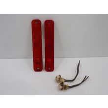 1973 - 1979 Ford Truck 78 79 Bronco Red Marker Lights OEM D3TB-15A428-AA 74 75