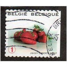 BEL 2007 (52c)(S/A) 'FRUIT- STRAWBERRIES' FINE USED (EBID10377)