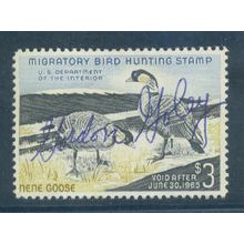 Used RW31 $3 Hawaiian Nene Geese Very Fine NA1700
