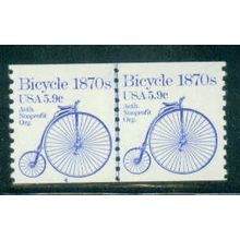 1901 5.9c Bicycle Very Fine MNH Dry Gum CNP Left 4 W0121