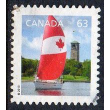 Canada 2013 Canadian Pride - Canadian Flag on Spinnaker 63c s/a Used