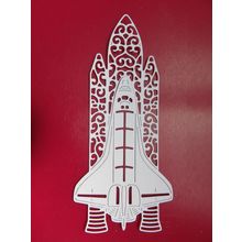 6 x Tattered Lace Die Cuts Space Shuttle