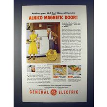 1950 G.E. NHX-10G Refrigerator-Home Freezer Combo Ad!
