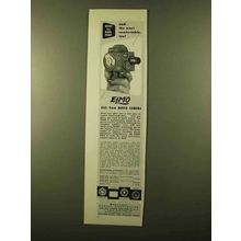 1958 Elmo 8AA 8mm Movie Camera Ad - Comfortable