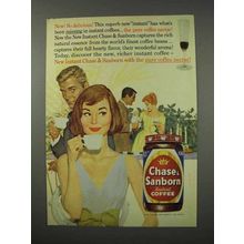 1961 Chase & Sanborn Coffee Ad - So Delicious!