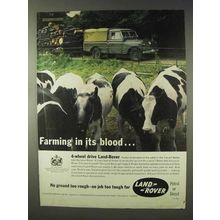 1961 Land Rover Ad - Farming in Its Blood
