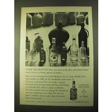 1970 Jack Daniel's Whiskey Ad - These Old Bottles