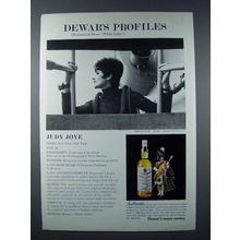 1973 Dewar's White Label Scotch Ad - Profiles Judy Joye