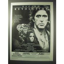 1986 Revolution Movie Ad - Al Pacino