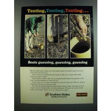 1986 Southern States Grow Master Crop Service Ad - Testing, Testing