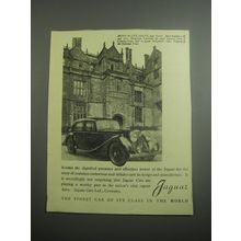 1948 Jaguar Cars Ad - Montacute House