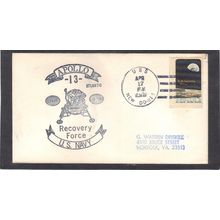Event Apollo 13 Recovery 1371 6c Moon Landing (Cachet-Stamped/A) CV00952