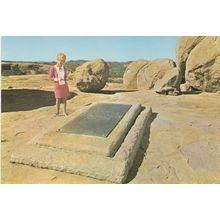 Rhodes Grave Matapos National Park Rhodesia Postcard