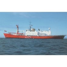 HMS Endurance Ship Royal Navy Ship at Tristan Da Cunha Postcard