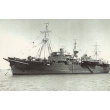 HMS Bulolo HQ Ship For Invasion Fleet WW2 RPC Ltd Edn Postcard