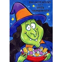 Halloween Wishes For A Special Granddaughter - Halloween Greeting Card - XXXXX