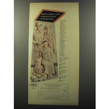 1953 Wallachs Nightshirts, Nightcaps and Pajamas Advertisement - A candy stick