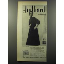 1953 Julliard Velveteen Weatherbee Coat Advertisement