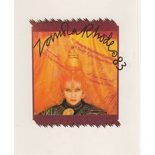 Zandra Rhodes Ryder Cheshire Homes 1980s Australian Fashion Postcard