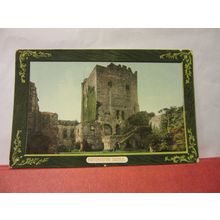 PORTCHESTER CASTLE, HAMPSHIRE. used antique postcard RP =