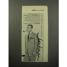 1955 Jackman Sportswear Advertisement - Custom originals by Jackman