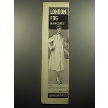 1957 London Fog Maincoats Ad - Duchess
