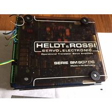 HELDT & ROSSI SERIE SM 807 DC OPERATIONAL TRANSISTOR SERVO AMPLIFIER,AV