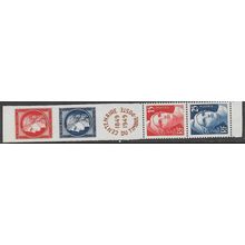 1949 Michel 840/843 - MNH (**) - with label
