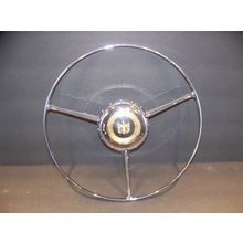 1949 DODGE D29 D30 SPECIAL HORN RING & CAP #1138552 1138554 OEM 48 50 PLYMOUTH