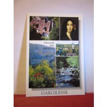 multiview, GARGILESSE, INDRE-ET-LOIRE, FRANCE used postcard 2002 pm =