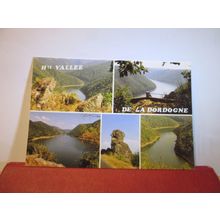 multiview, HAUTE-VALLEE, DORDOGNE, FRANCE used postcard =