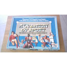 A QUESTION OF SPORT Board Game (Based on the BBC TV Show) VINTAGE 1986
