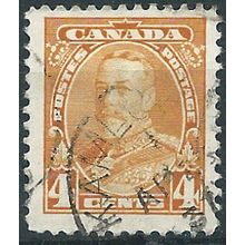 Canada 1935 SG344 4c Yellow Fine Used .. ..