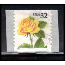 Used 3054 32c Yellow Rose Very Fine CNS 6777 PA6957