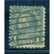 Used 581 1c Benjamin Franklin Average A16280
