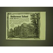 1902 Holderness School for Boys Ad