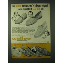 1960 Wellco Slippers Ad - That Wellco comfort you've always enjoyed