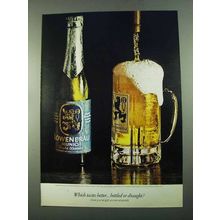 1969 Lowenbrau Beer Ad - Which Tastes Better