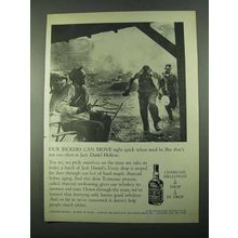 1969 Jack Daniel's Whiskey Ad - Our Rickers Can Move