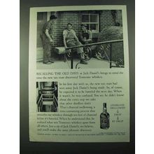 1969 Jack Daniel's Whiskey Ad - Recalling the Old Days