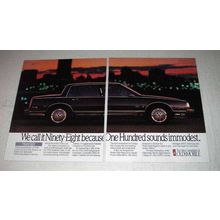 1988 Oldsmobile Ninety-Eight Regency Ad - Immodest