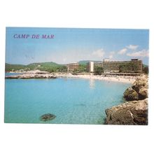 CAMP DE MAR, MALLORCA, SPAIN .used postcard vintage 1984 postmark #