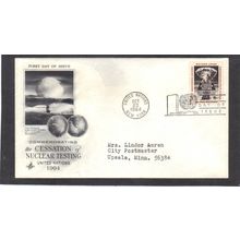 FDC Rose Craft 5c Nuclear Testing (Cachet-Typed/A) CV39360