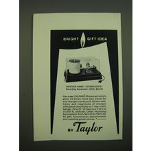 1962 Taylor Weather-Hawk Stormoscope Recording Barometer Advertisement